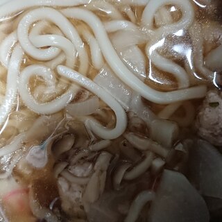 大根キノコ煮込みうどん